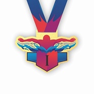 Медаль LM411 Плавание (без ленты)