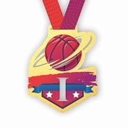Медаль LM220 Баскетбол (без ленты)