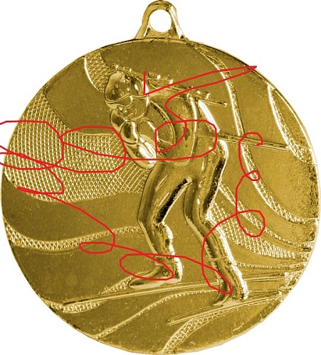 Медаль MMC 4750 Биатлон
